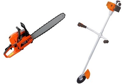 Motoserra e Moto roçadora